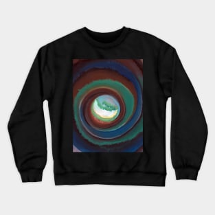 High Resolution Pond in the Woods by Georgia O'Keeffe Crewneck Sweatshirt